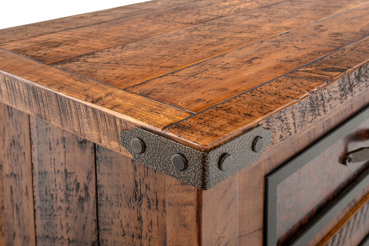 AUTUMN WOODS RUSTIC 5 DRAWER BARNWOOD LINGERIE CHEST