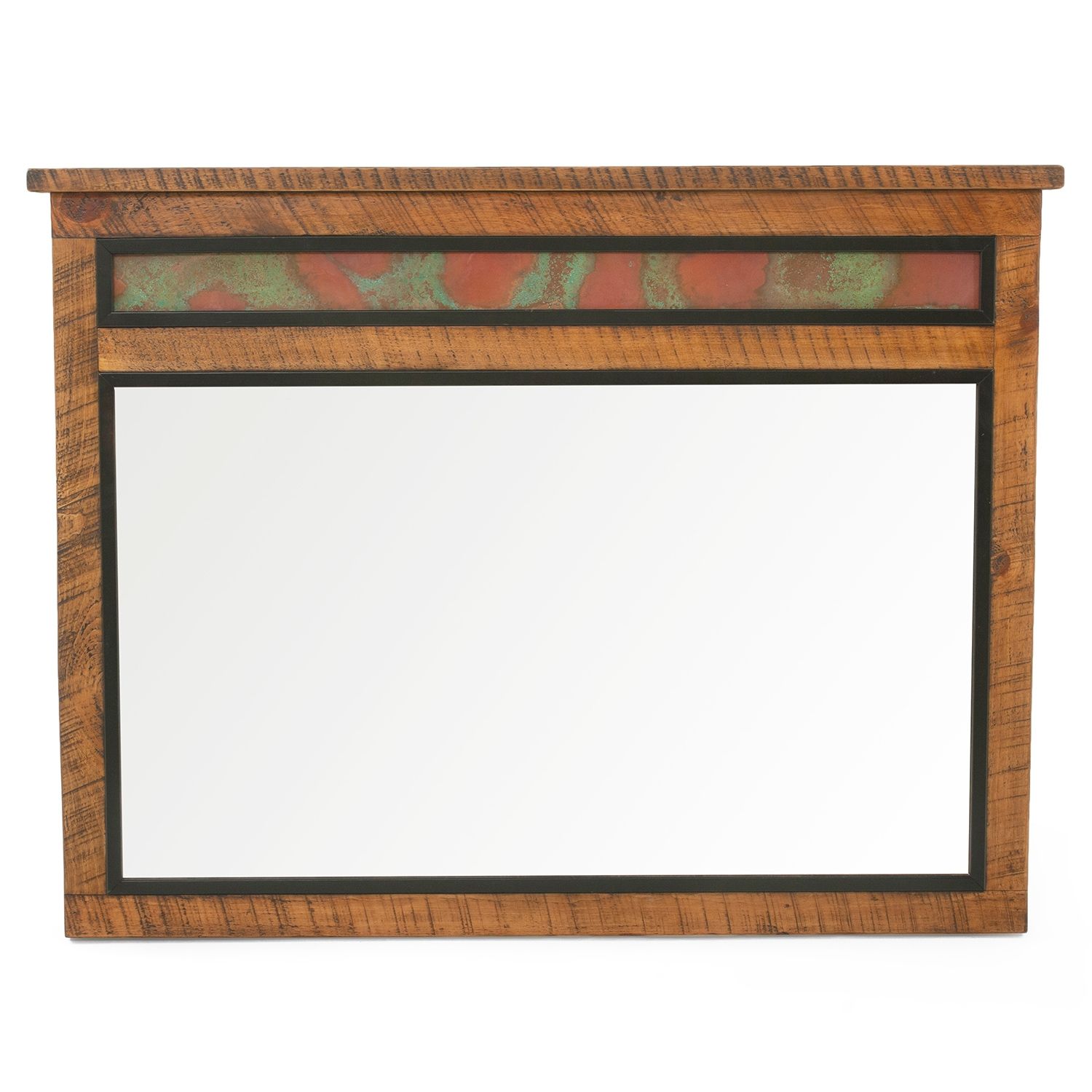 COPPER MESA 6 DRAWER BARNWOOD DRESSER