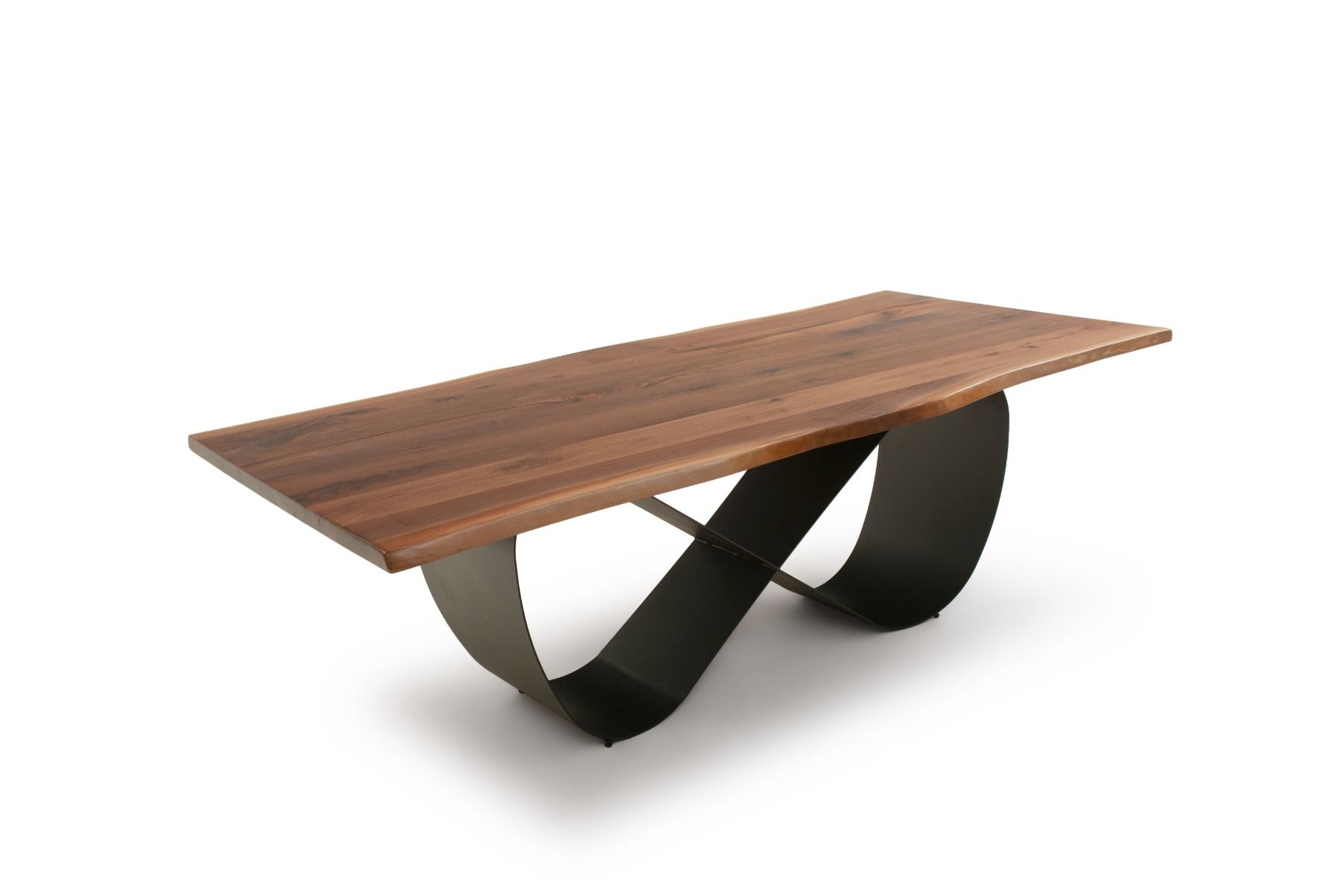 Modern Infinity Natural Wood Dining Table