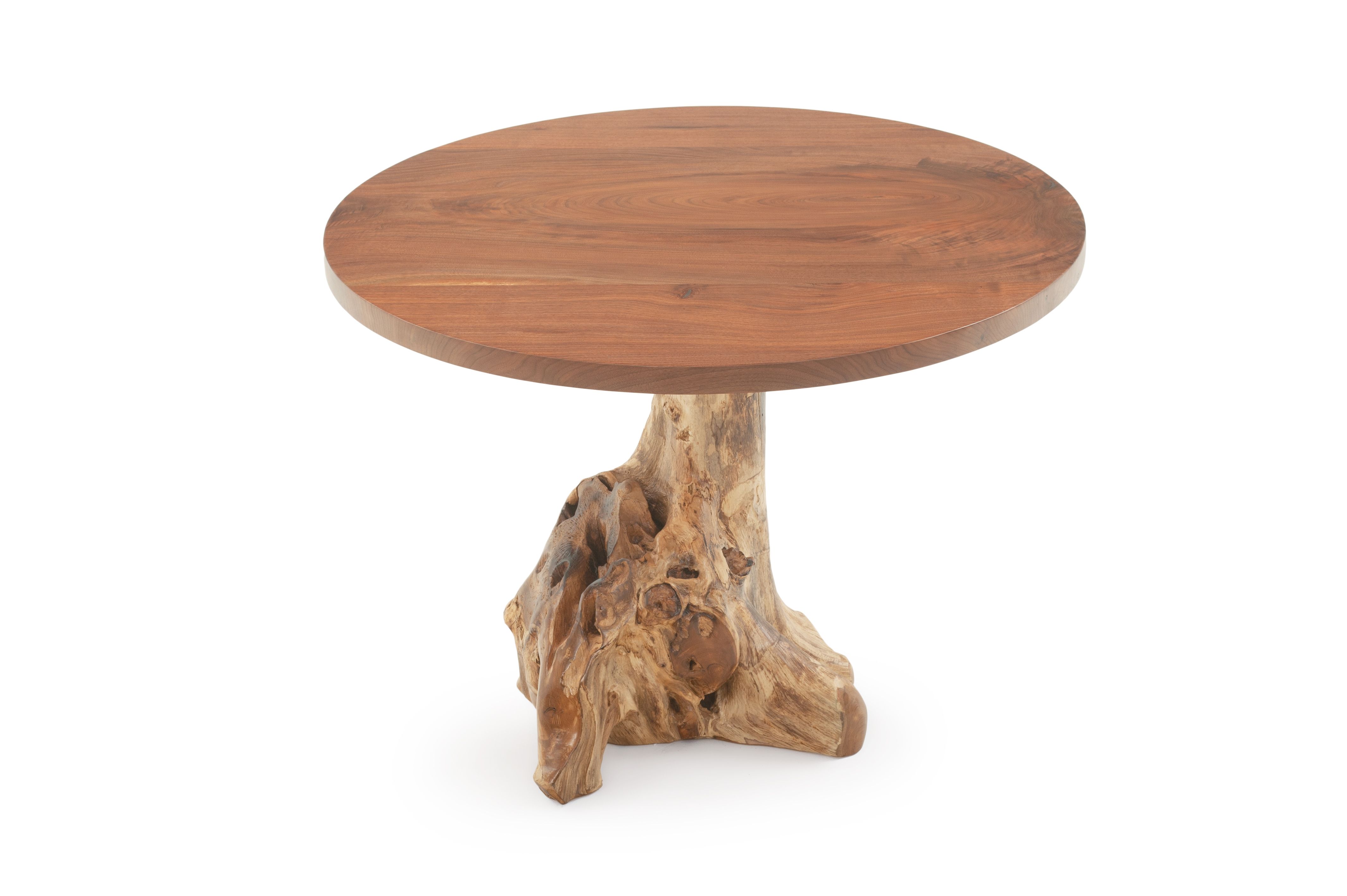 Elk Lake Natural Wood Round Dining Table