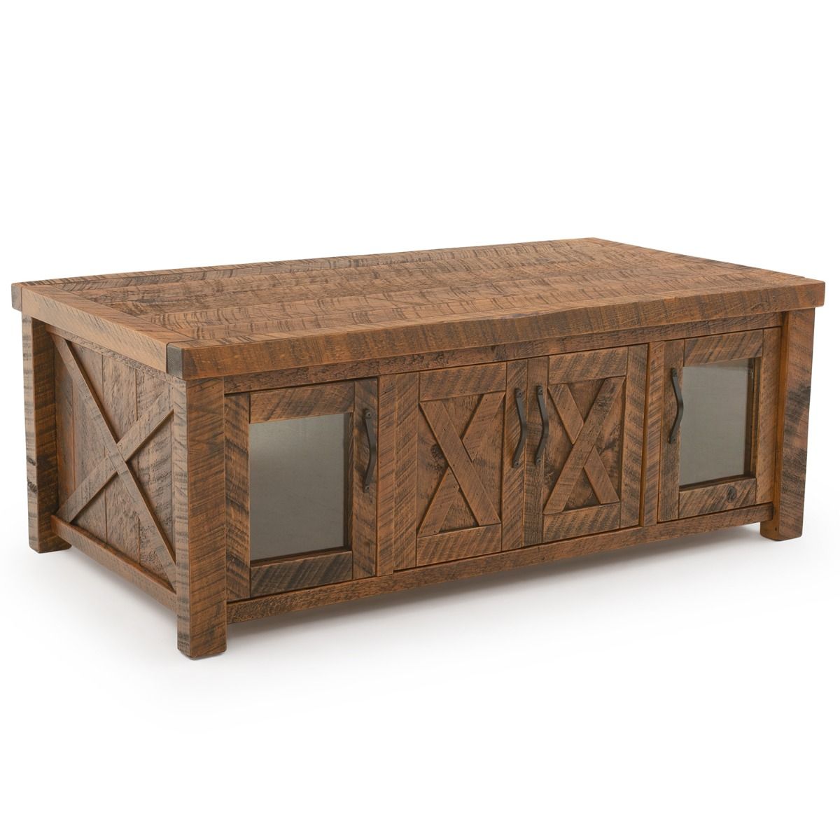 Western Winds Enclosed Coffee Table with 4 Doors