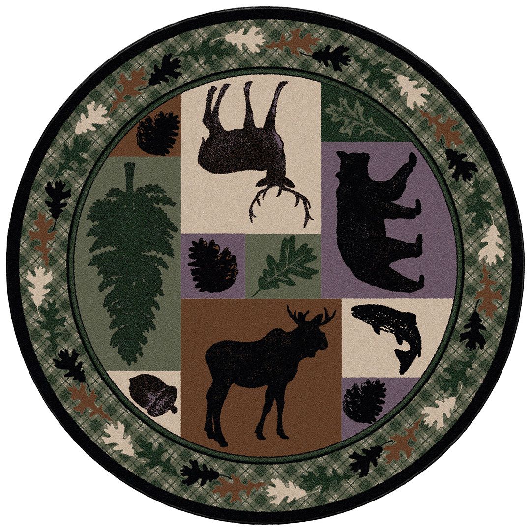 Wild Forever Rug Wildlife Retreat Area Rugs - Cabin Rugs
