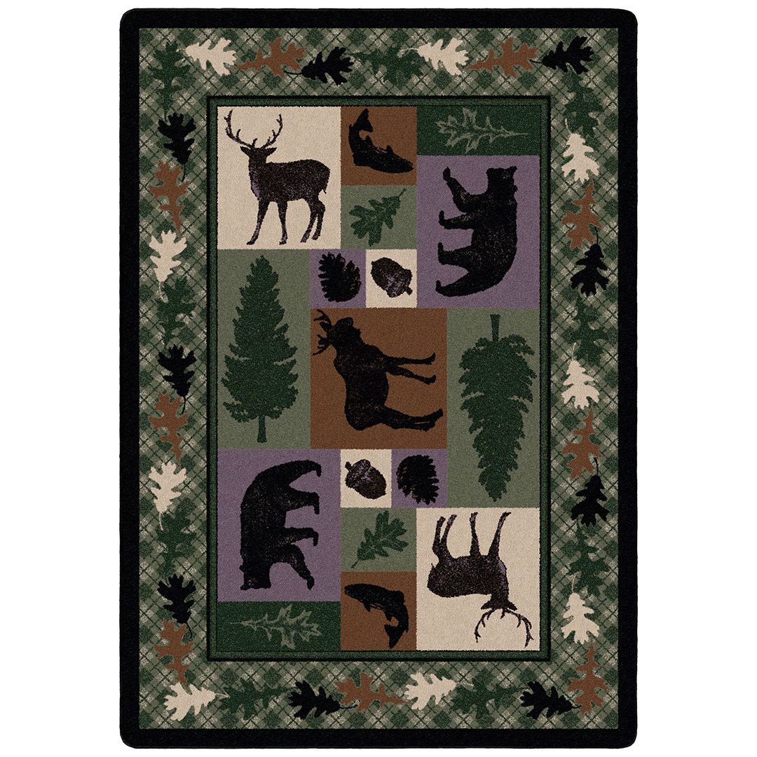 Wild Forever Rug Wildlife Retreat Rug Collection - Cabin Rugs