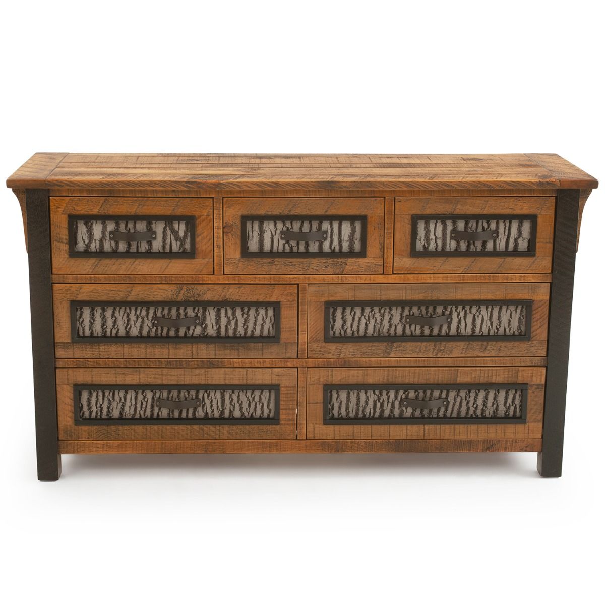 WINTER FOREST RUSTIC BARNWOOD DRESSERS