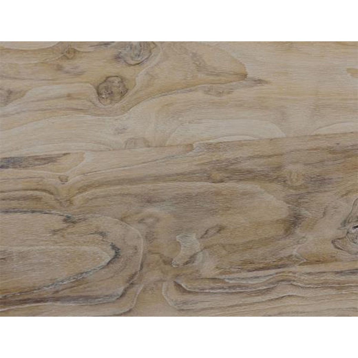 WHITE TEAK 2 DRAWER NIGHTSTAND