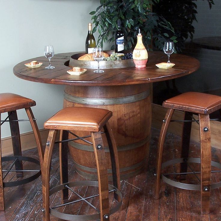 Full Barrel Bistro Table