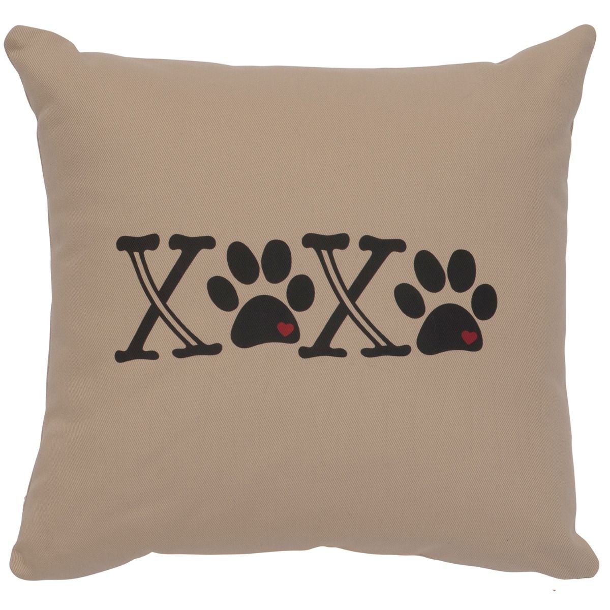 XOXO Cream and Brown Photo-Print Decorative Pillow Amazon.com: Brown Cream Pillow Covers 20x20 Set of 2 Boho  main image 3
