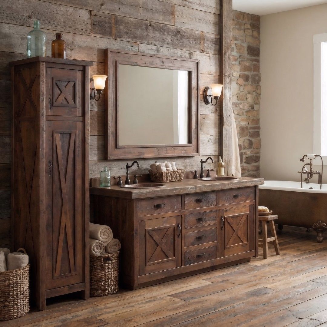 Lune's Closet NY様 Pure Sport ×50 Reclaimed Barnwood Rustic Linen Closet