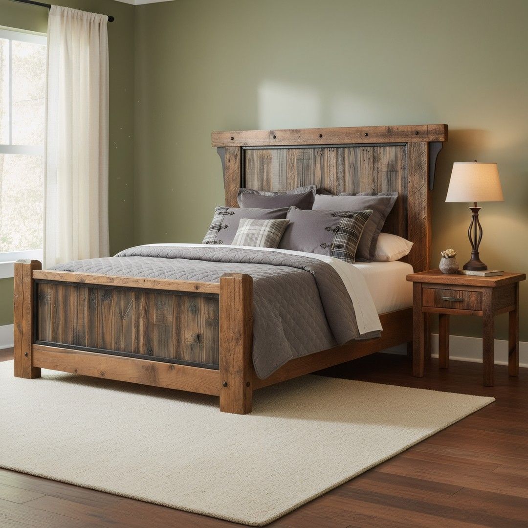 ADVENTURE MOUNTAIN TIMBER FRAME PANEL BED