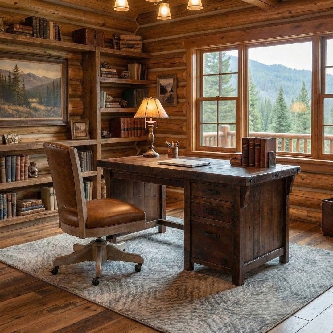 Rocky Creek Barnwood Student Desk