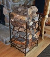 Forged Metal Firewood Holder