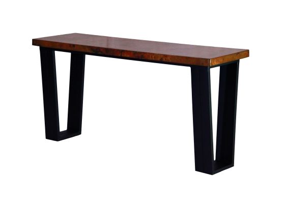 Lisbon Copper Console Table
