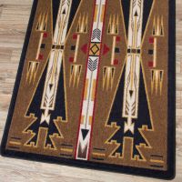 Horse Thieves Rug - Brown