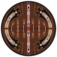 Horse Thieves Rug - Brown
