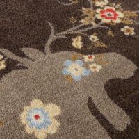 Moose Blossom Chocolate Rug