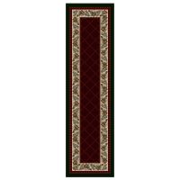 Evergreen Runner Rug - Garnet