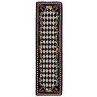 High Country Rooster Rug - Black