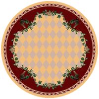 High Country Rooster Rug - Yellow