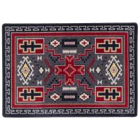 Double Cross Rug - Gray