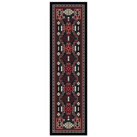 Double Cross Rug - Gray