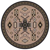 Double Cross Rug - Sandman