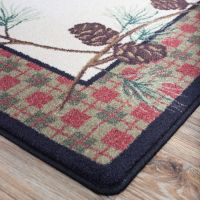Delicate Pines Rug - Natural