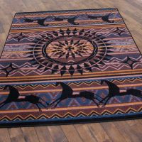 Ghost Rider Rug - Plum
