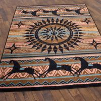 Ghost Rider Rug - Turquoise