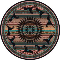 Ghost Rider Rug - Turquoise