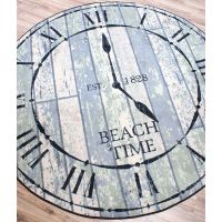 Beach Time Round Area Rug
