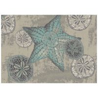 Shore Thing Rug - Ocean Blue