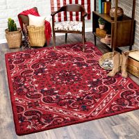 Kerchief Rug - Rodeo Red