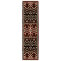 Flourish Forest Runner Rug - Garnet