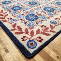 United Quilt Rug - Antique Red, White & Blue