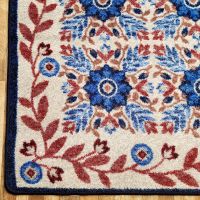United Quilt Rug - Antique Red, White & Blue
