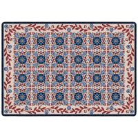 United Quilt Entry Rug - Antique Red, White & Blue