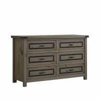 Heritage Pine 6 Drawer Dresser