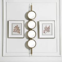Button Gold Mirror