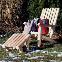 Cedar Looks High Back Log Arm Chair