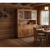 Hutch: Some lifestyle images are created with AI for visualization purposes. Crafted from natural solid wood, each piece is unique and will vary.