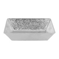 15" Rectangular Nickel Terra Firma Copper Vessel Sink