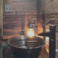 16" Oval Bucket Oil Rubbed Bronze Hammered Copper Vessel Sink