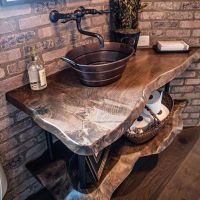16" Oval Bucket Oil Rubbed Bronze Hammered Copper Vessel Sink