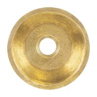 16" Round Polished Brass Terra Firma Brass Bar & Prep Sink - 3.5" Drain