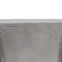 17" Rectangular Nickel Hammered Copper Bar & Prep Sink - 2" Drain