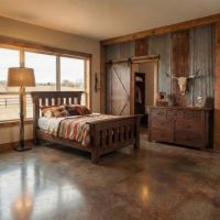 Barn Wood Dresser: Some lifestyle images are created with AI for visualization purposes. Crafted from natural solid wood, each piece is unique and will vary.