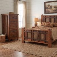 Barn Wood Lingerie Chest: Some lifestyle images are created with AI for visualization purposes. Crafted from natural solid wood, each piece is unique and will vary.