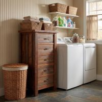 Barn Wood Lingerie Chest: Some lifestyle images are created with AI for visualization purposes. Crafted from natural solid wood, each piece is unique and will vary.