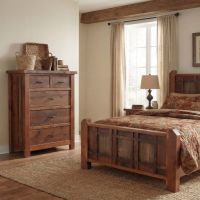 5 Drawer Chest: Some lifestyle images are created with AI for visualization purposes. Crafted from natural solid wood, each piece is unique and will vary.
