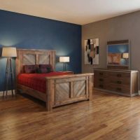 Barnwood Bed: Some lifestyle images are created with AI for visualization purposes. Crafted from natural solid wood, each piece is unique and will vary.
